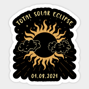 Solar Eclipse 2024 Sticker